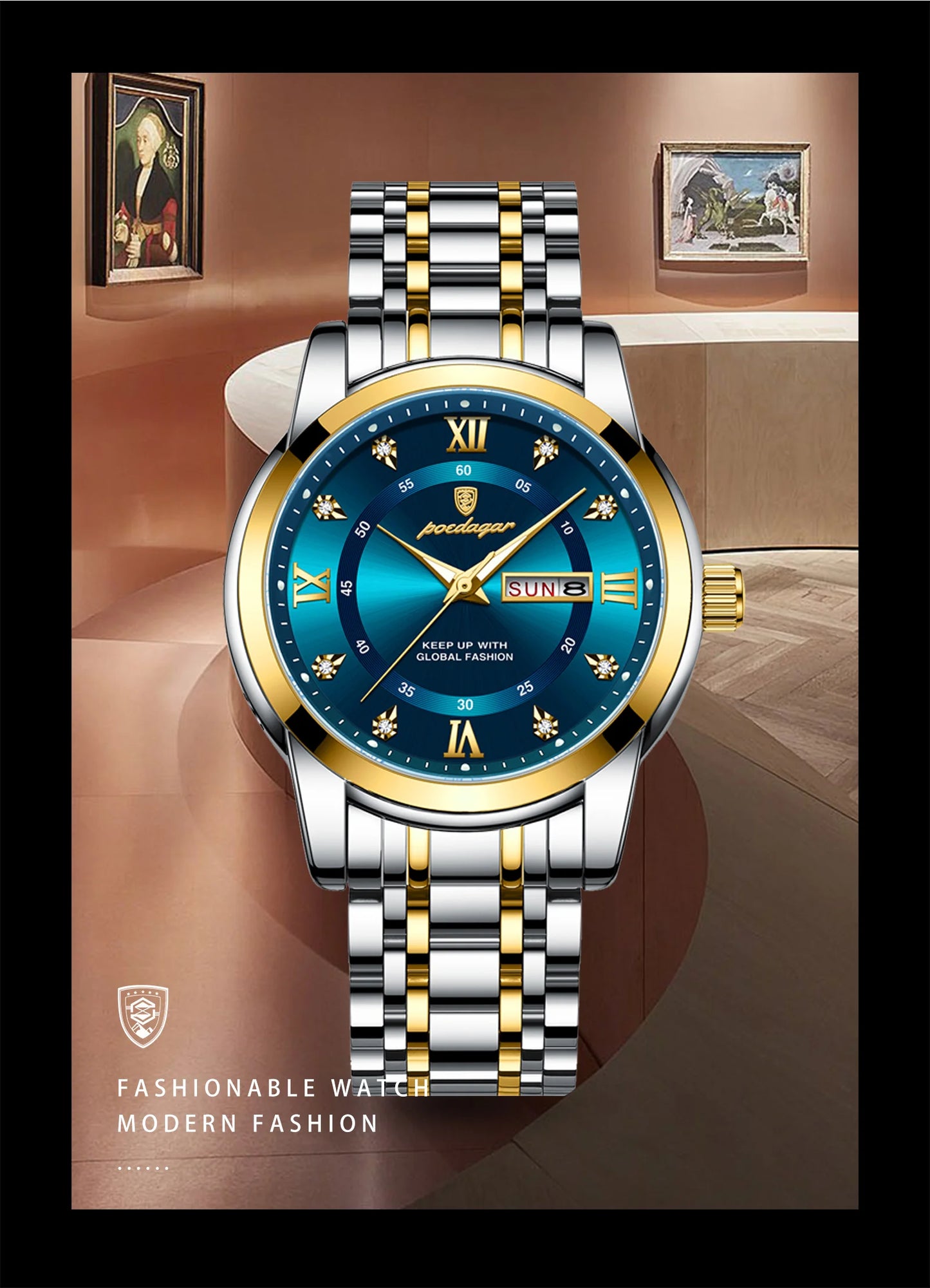 POEDAGAR Luxury Watch for Men