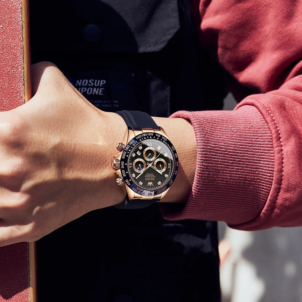 OLEVS Chronograph Calendar Watch for Men