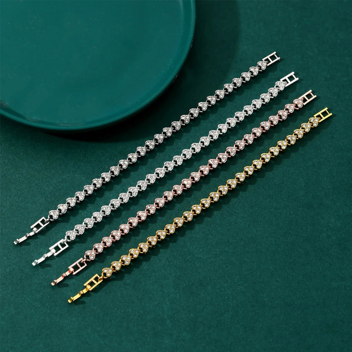 Cubic Zirconia Crystal Bracelets
