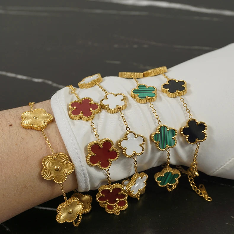5 Leaf Clover Bracelet
