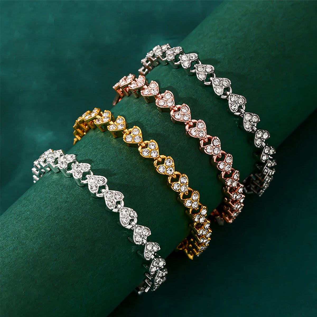 Cubic Zirconia Crystal Bracelets
