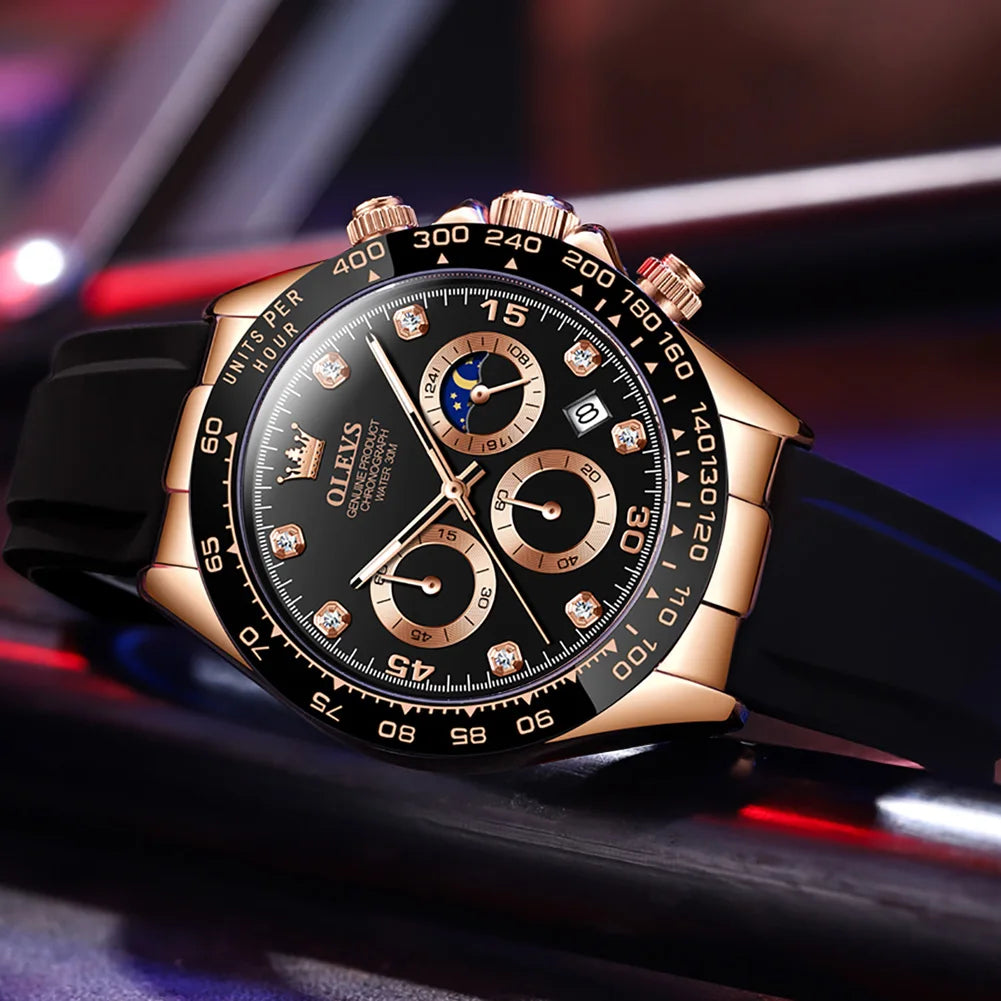 OLEVS Chronograph Calendar Watch for Men