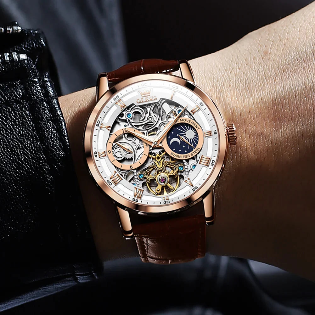 OLEVS Tourbillon Watch for Men