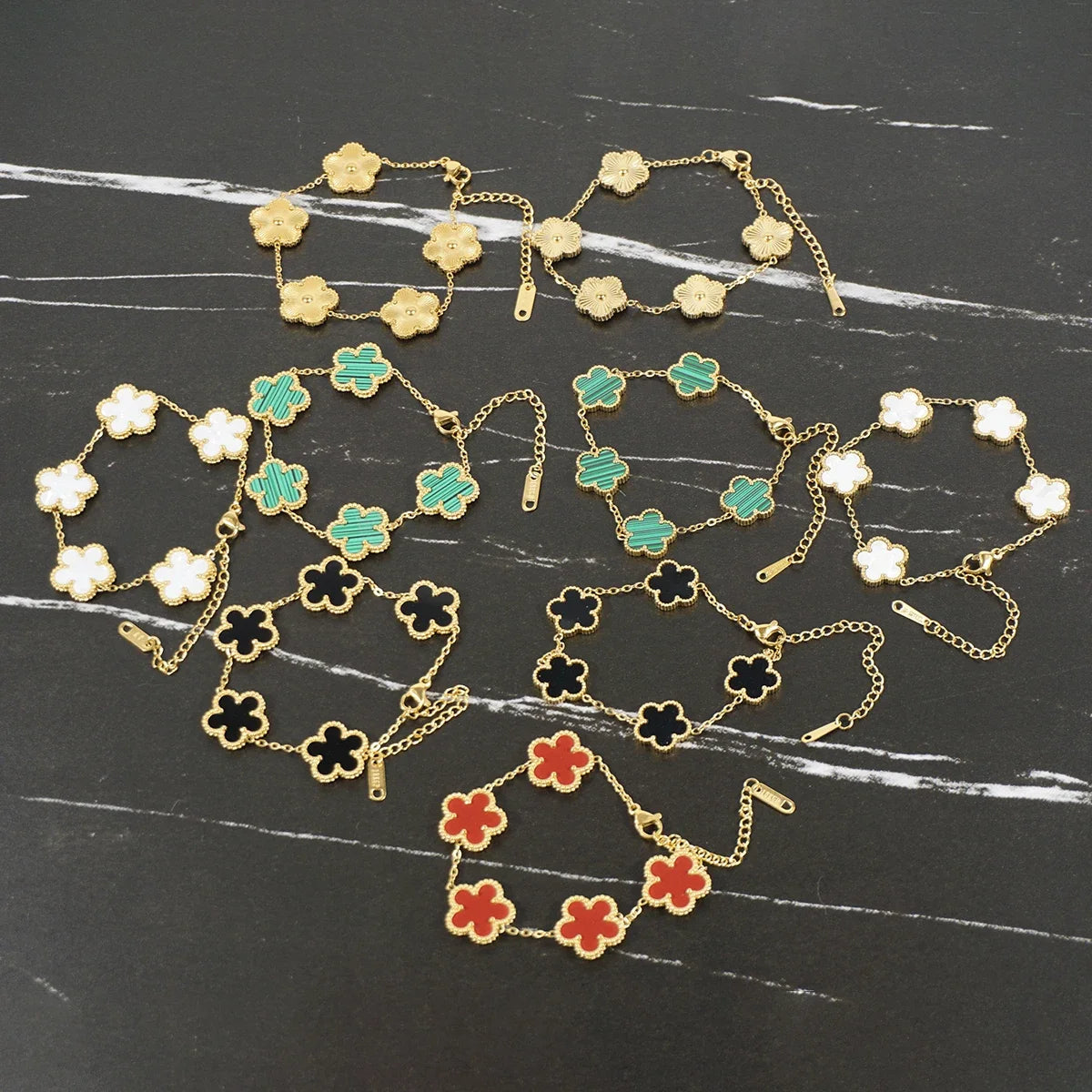 5 Leaf Clover Bracelet