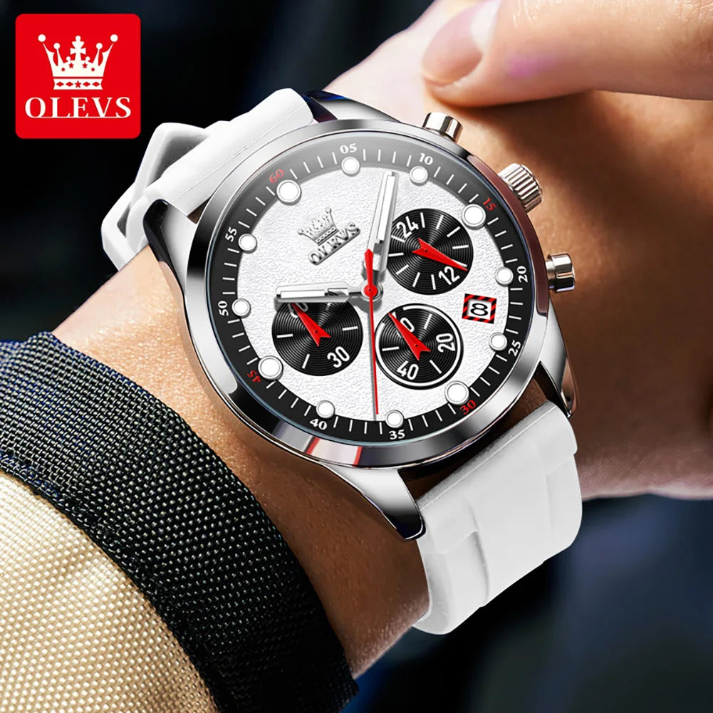 OLEVS Original Chronograph Quartz Watch For Men